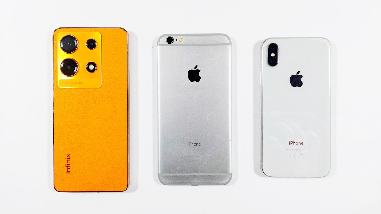 Infinix Note 30 Vs Iphone 6 Plus Vs Iphone X | Speed Test & Comparison