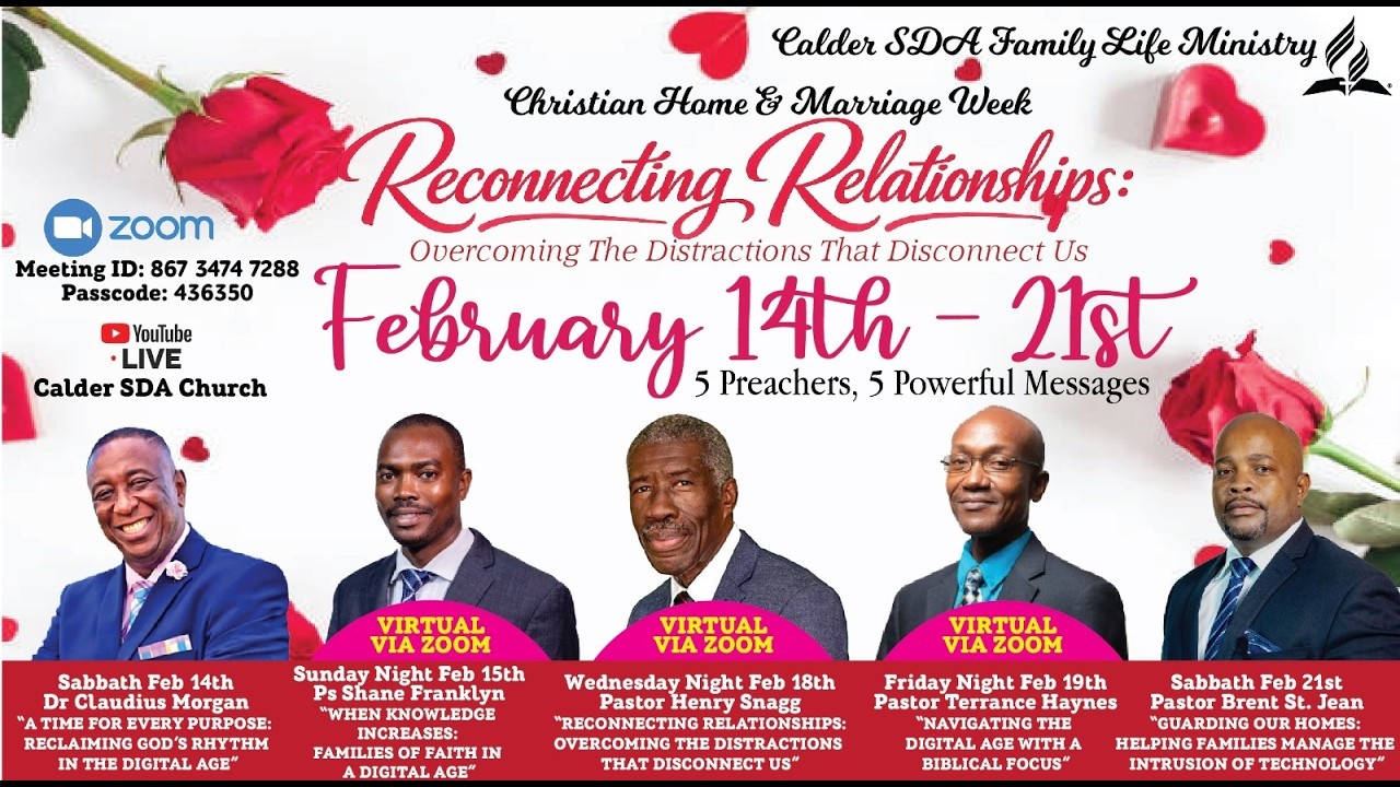 Calder SDA Church - Christian Home and Marriage Week