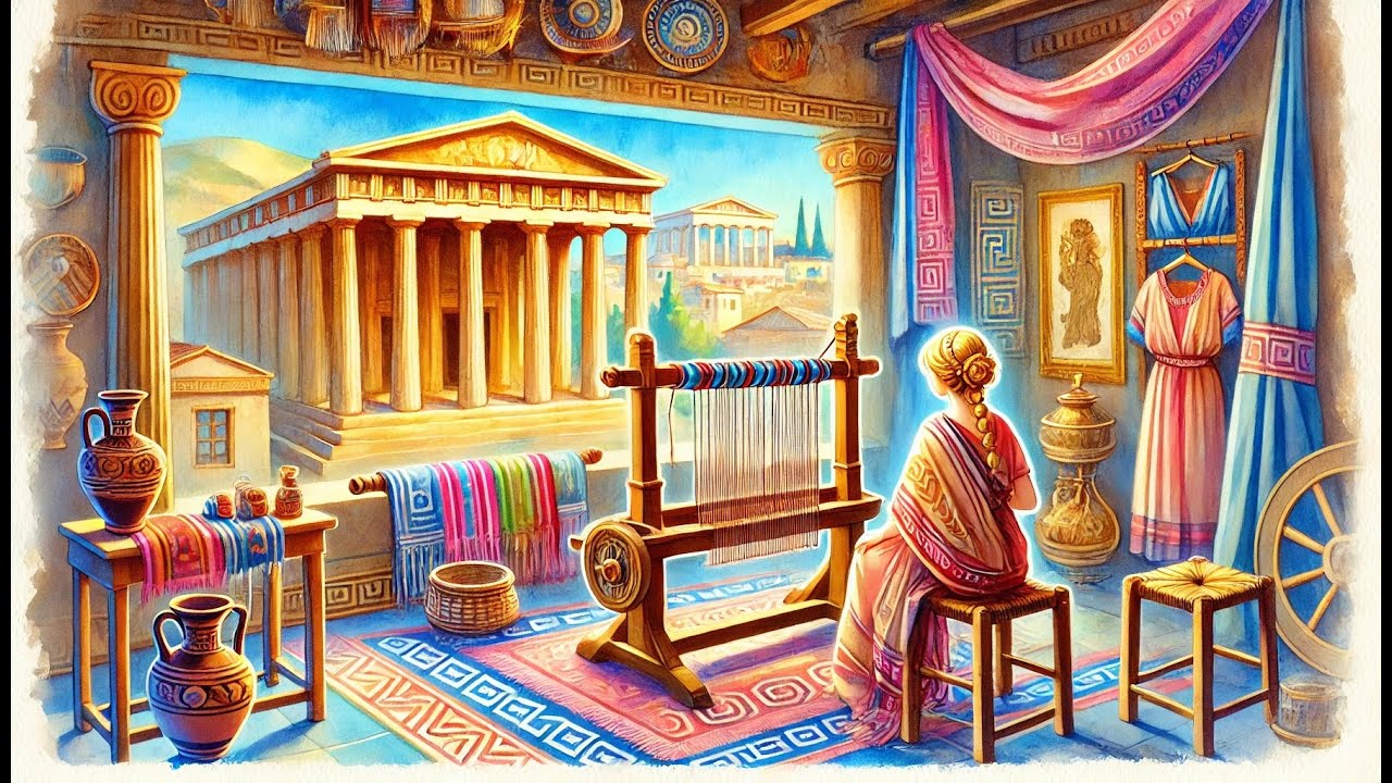 The Myth of Arachne and Athena: A Tale of Pride and Weaving | #athena #arachne