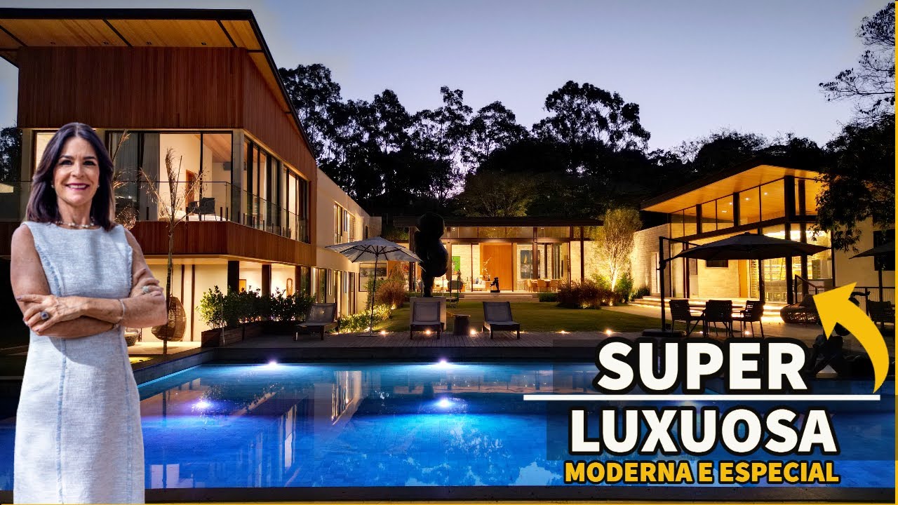 A CASA MAIS INCRÍVEL E LUXUOSA DO CONDOMÍNIO TERRAS DE SÃO JOSÉ 1