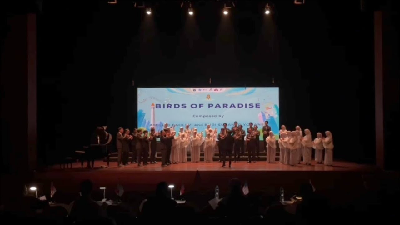 SGD CHOIR- BIRDS OF PARADISE, Arr. Amillio Fahlevi & Budi Santoso Yohanes, THE 1st JICF 2025