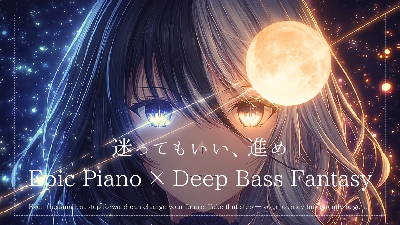 【重低音BGM】その一歩の先へ｜Epic Piano × Deep Bass