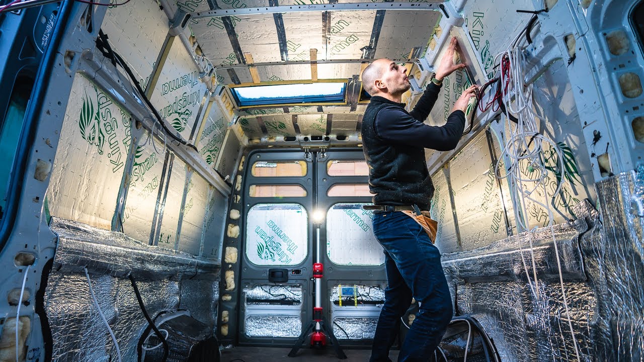 BEST INSULATED CAMPERVAN for COLD CAMPING 🥶Winter Van Build S2E7