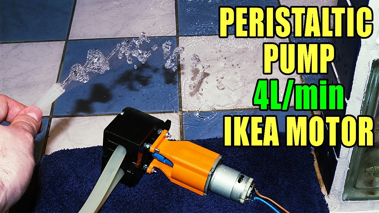 3D-печать: сборка перистальтического водяного насоса [Часть 2/2]