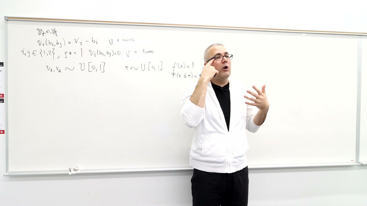 9. How to Solve Symmetric Bayesian NE in Auctions - General Approach (Game Theory Playlist 9)