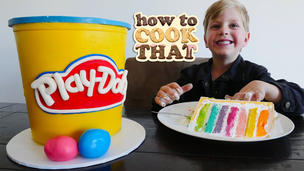 Play Doh торт видео How To Cook That Ann Reardon YouTube