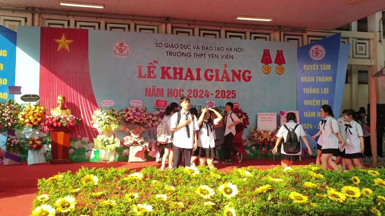LỄ KHAI GIẢNG NĂM HỌC 2024-2025 THPT YÊN VIÊN (5/9/2024)(2)