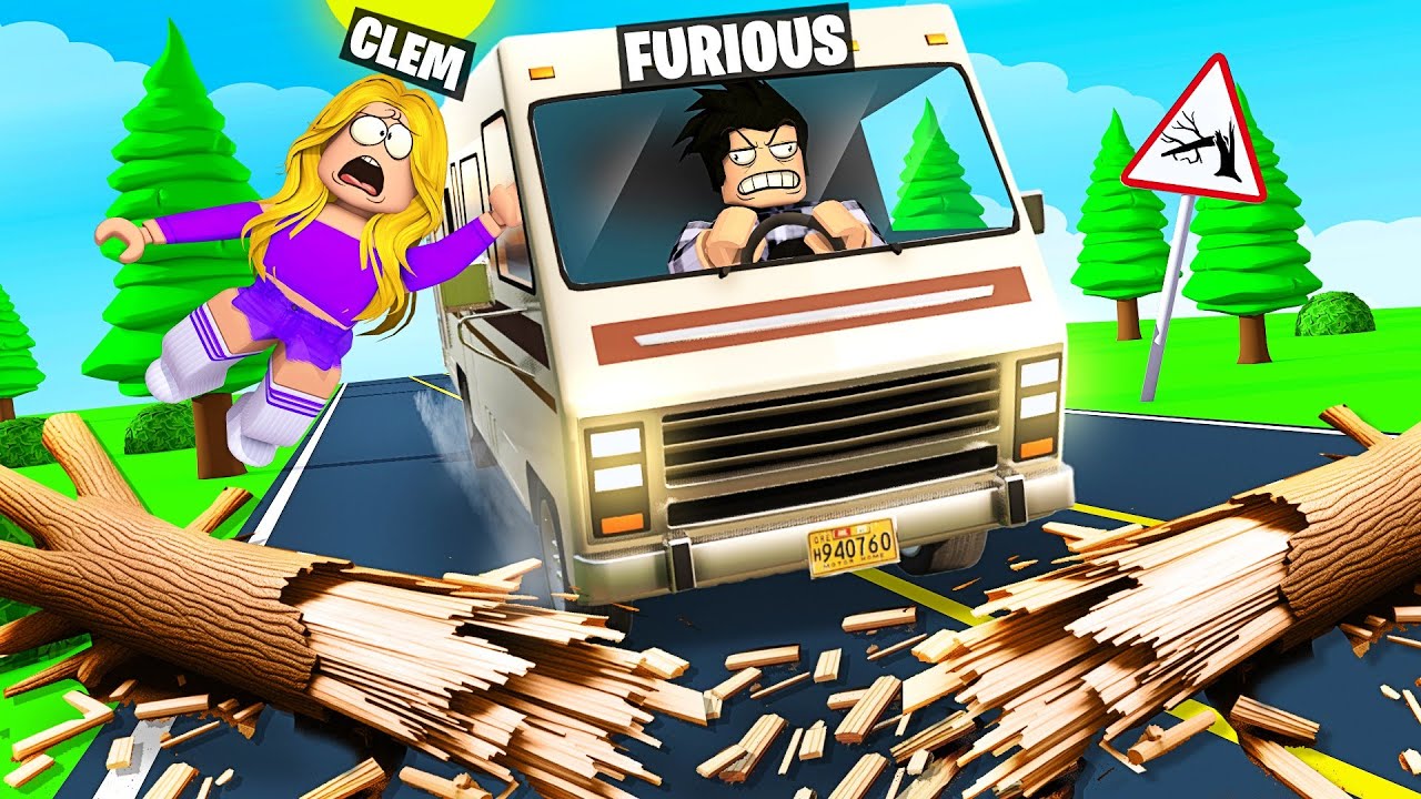 MAISON SUR ROUES ! ROUTE SANS FIN DANS ROBLOX