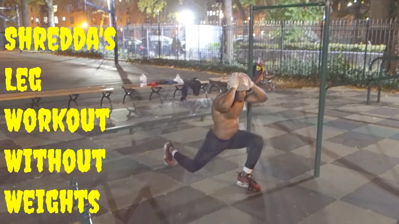 Leg Workout Without Weights - Shredda | Thats Good Money