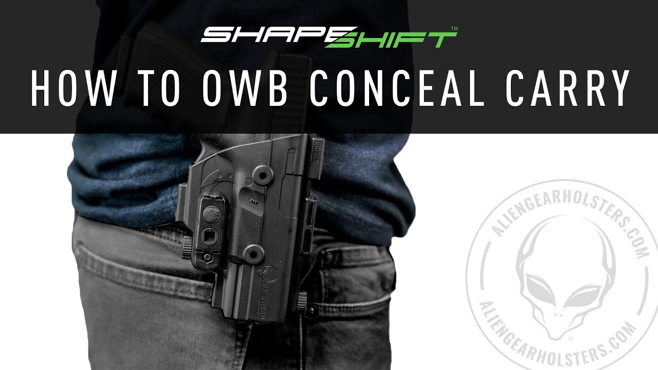 Как использовать кобуру OWB для скрытого ношения