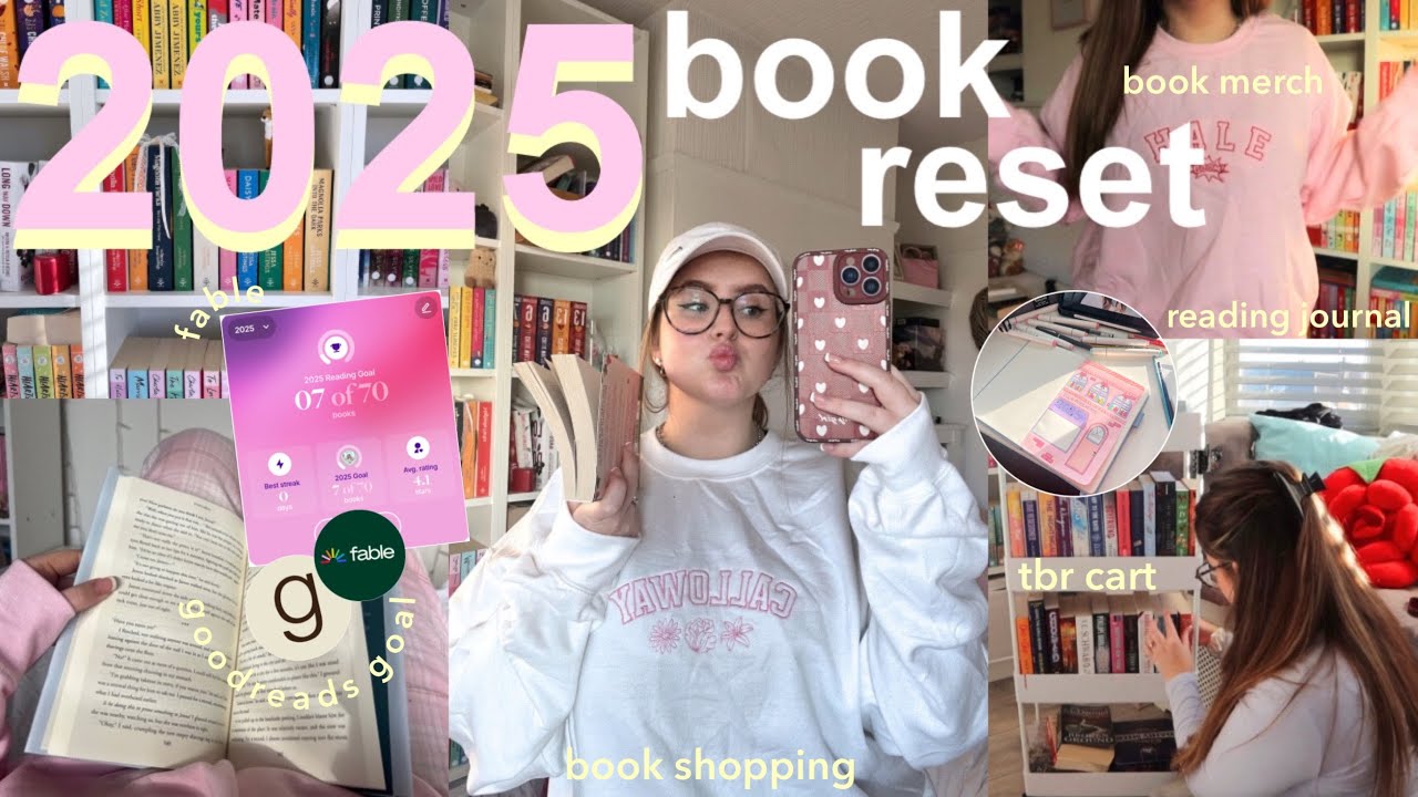 Перезагрузка 2025 года *КНИЖНОЕ издание* ⭐️📚 Журнал чтения, корзина для чтения, Goodreads, книжны...