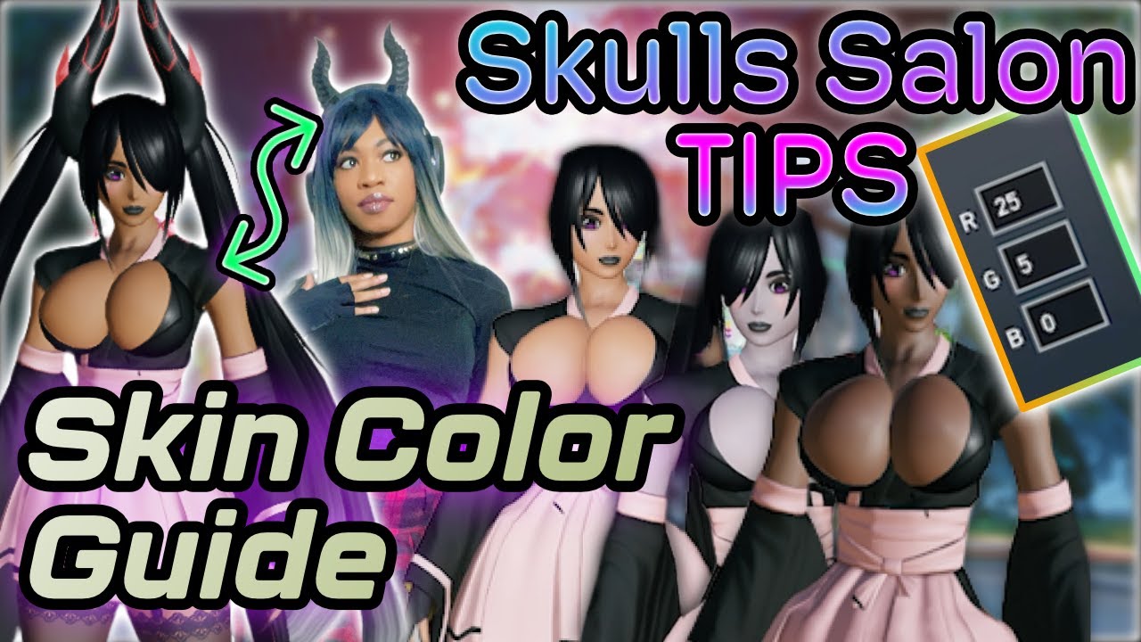 PSO2 NGS || Skulls' Salon Tips: Skin Tone Tutorial & How to use RGB from Images