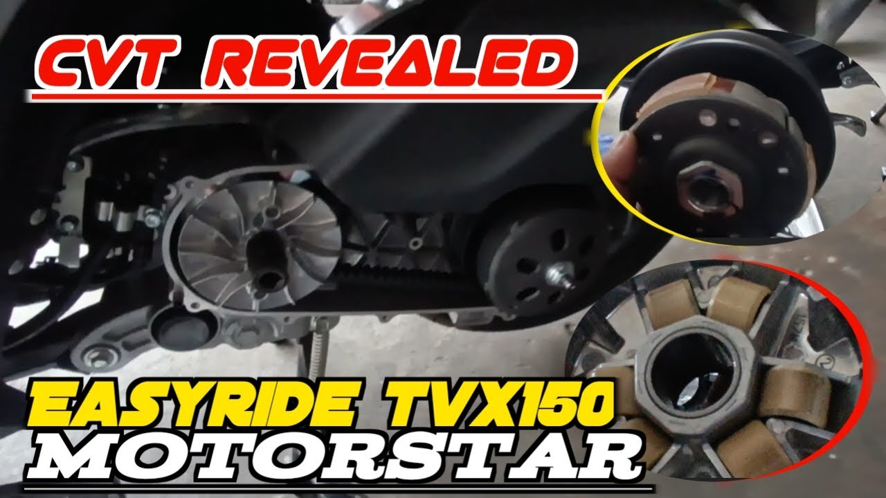 CVT REVEALED | EASYRIDE TVX 150 MOTORSTAR 