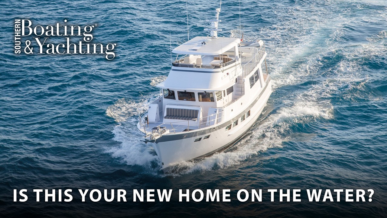 Inside the STUNNING Krogen 60 Open: Open Galley→Pilothouse + Huge Flybridge