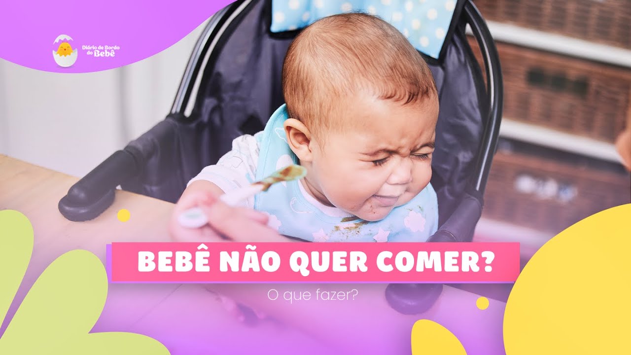 Iniciei a introdução alimentar do meu bebê e ele não está comendo, e agora?