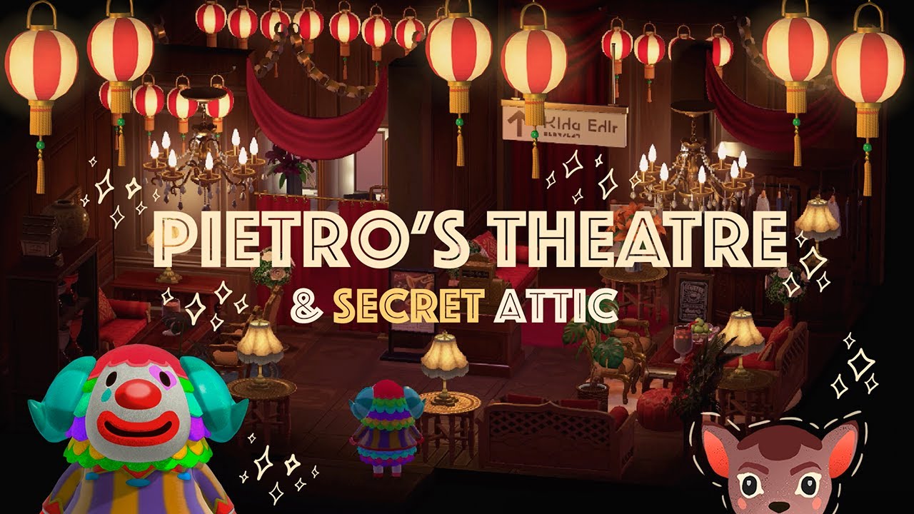A Gloomy Theatre for Pietro / Speed Build // Animal Crossing: Happy Home Paradise