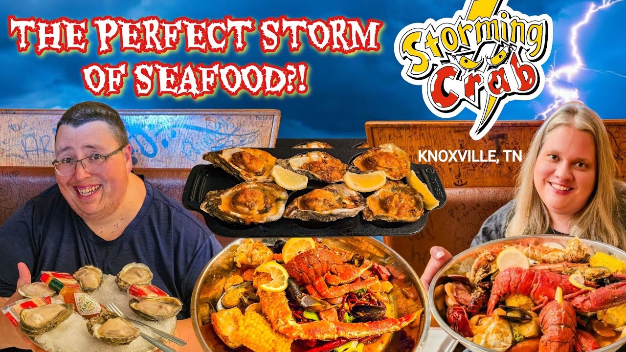 🦀 STORMING CRAB IN KNOXVILLE! GET READY PIGEON FORGE! A STORM IS COMING!