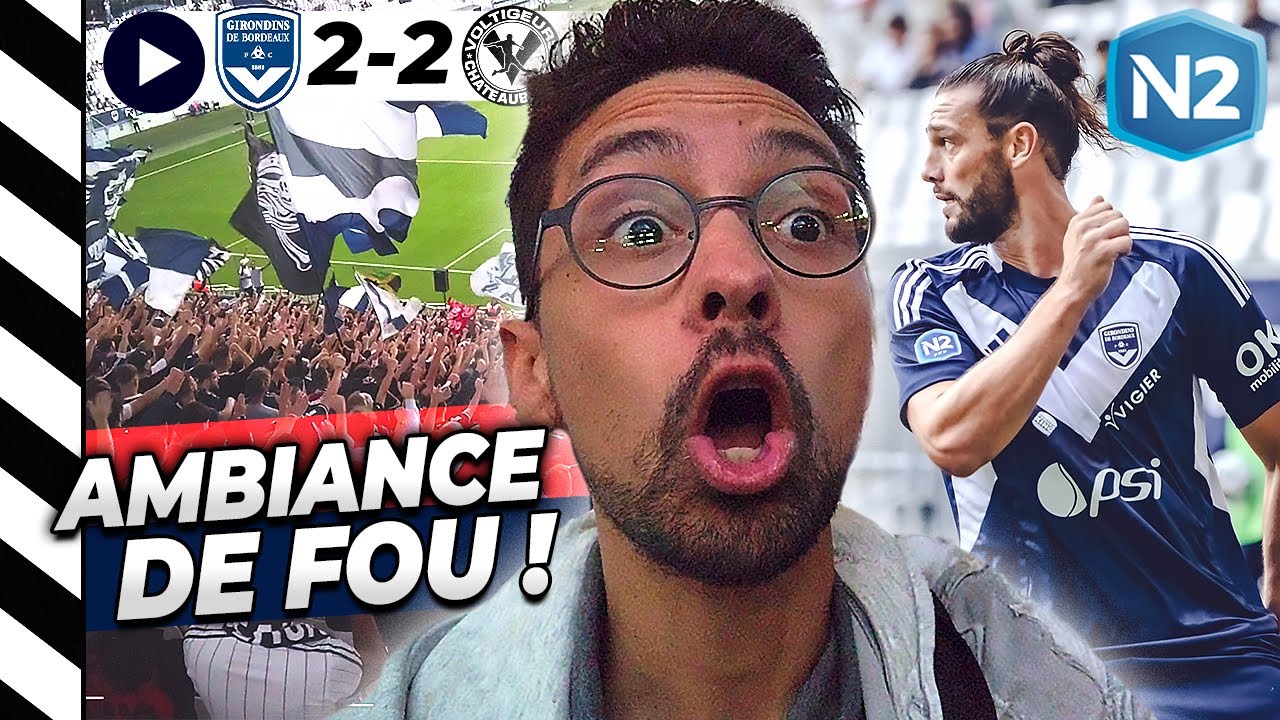 MA PREMIÈRE EN N2 ( QUELLE AMBIANCE 🔥 ) BORDEAUX 2-2 CHATEAUBRIANT | DOUBLÉ CARROLL | VLOG - DÉBRIEF