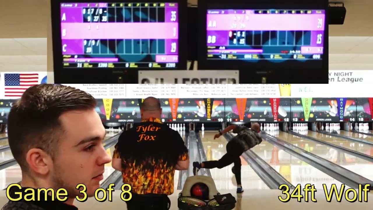 Mic'd up with JR at a PBA event | Canfield, OH Amron lanes | Game 3