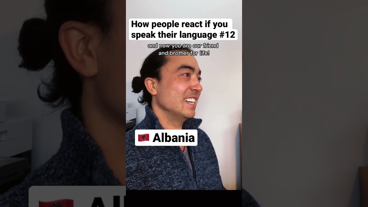 How people react if you speak their language: ALBANIAN!!!