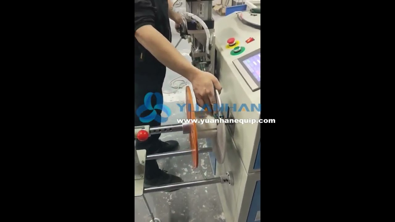 Braided PVC Tubing Coiling Machine | Reinforced PVC Hose Coil Winding Machine YH-L100 - Yuanhan
