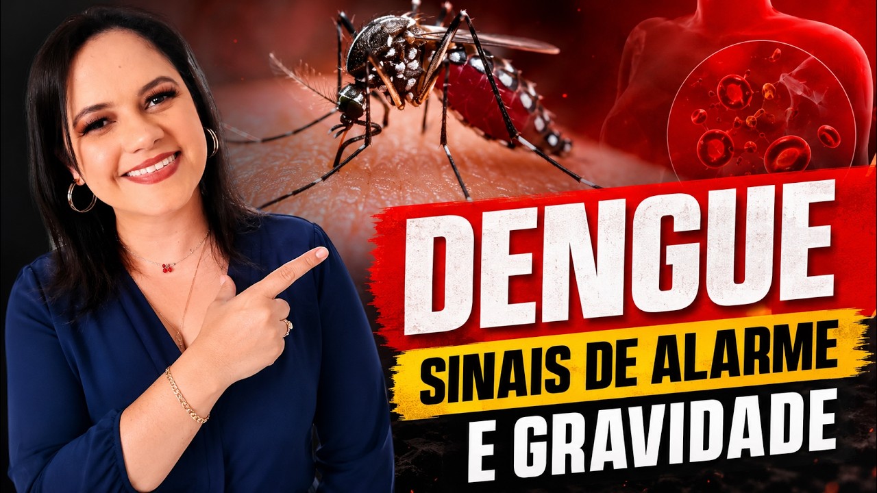DENGUE: Sinais de Alarme X Sinais de Choque (CAIU NA PROVA) - Aula completa