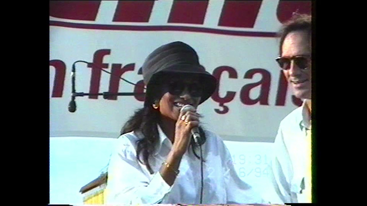 Concert de Philippe Lavil 1994 avec Edith Lefel à Nice - Fête de la musique  - GAMC67
