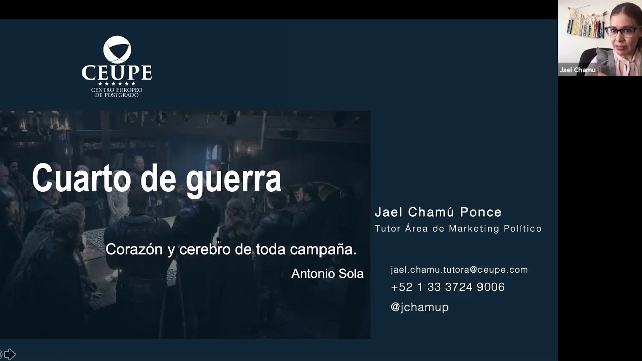 CEUPE El cuarto de guerra en una campaña electoral