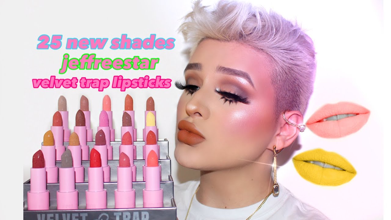 SWATCHING 25 NEW VELVET TRAP LIPSTICKS JEFFREESTAR COSMETICS