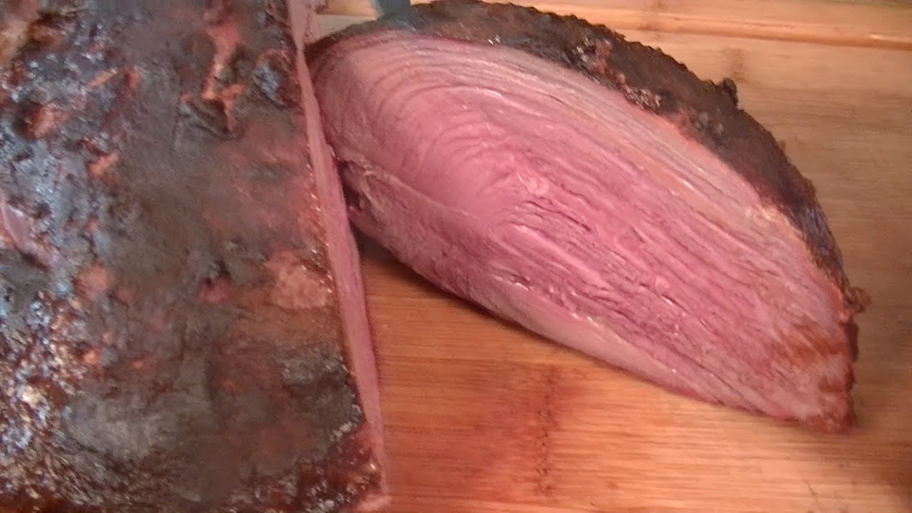 Gesmokte Steakhüfte (2,5Kg) mit Coffeerub vom KEG --- Klaus grillt