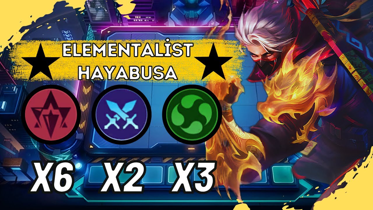 MALUM KOMUTAN VALE 1. YETENEK İLE ELEMENTALİST HAYABUSA - Magic Chess Mobile Legends