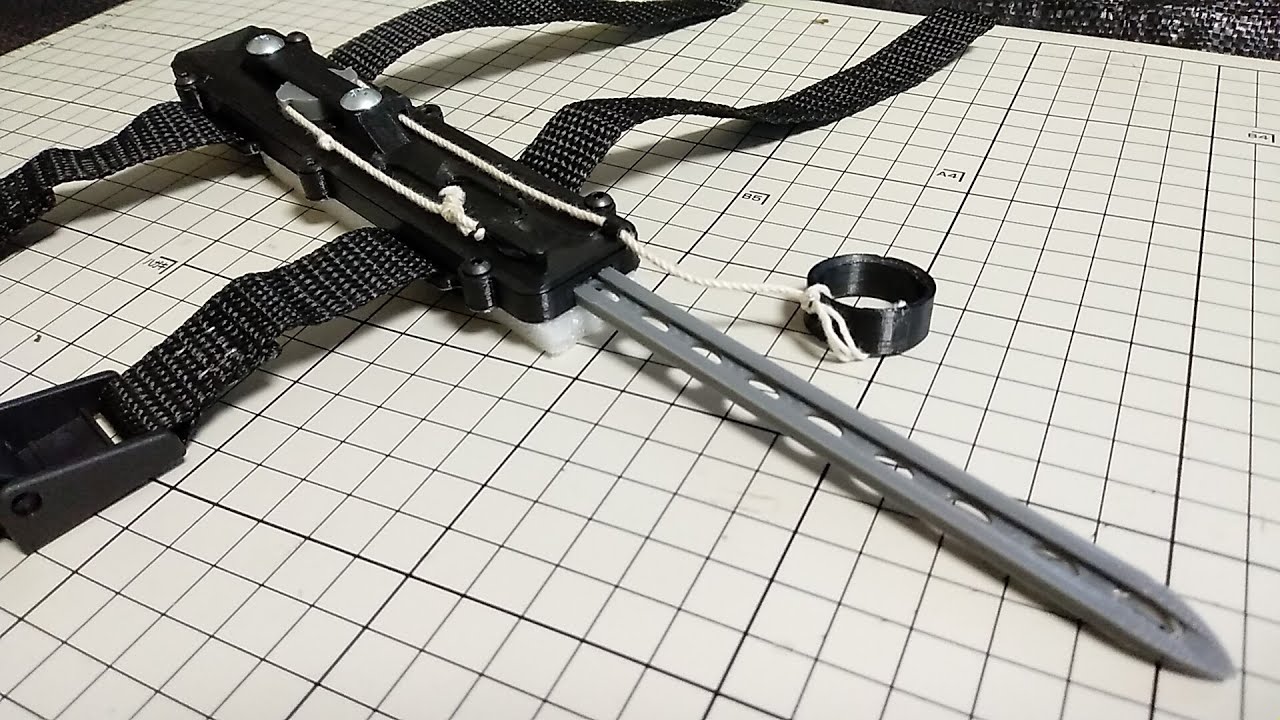 アサシンブレードを作ってみた　making  hiddenblade