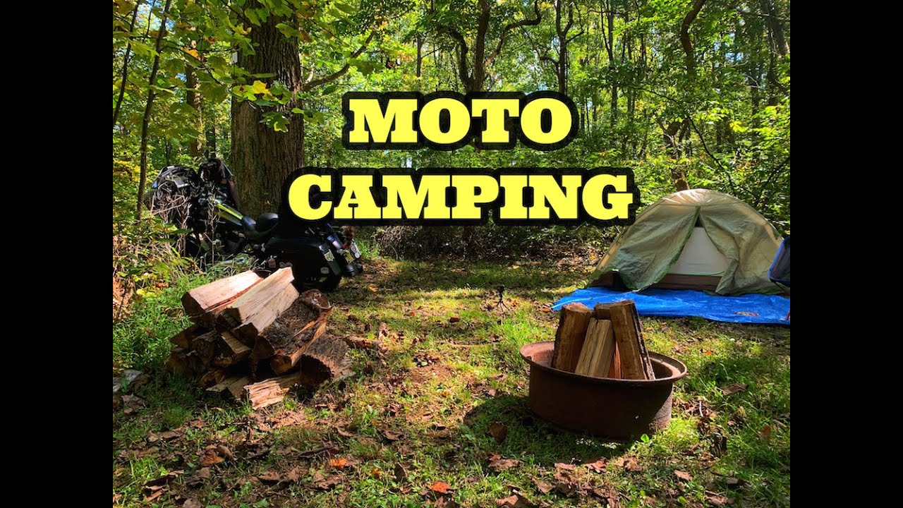 Motorcycle Camping At Jugtown Mountain Campsites in Asbury New Jersey