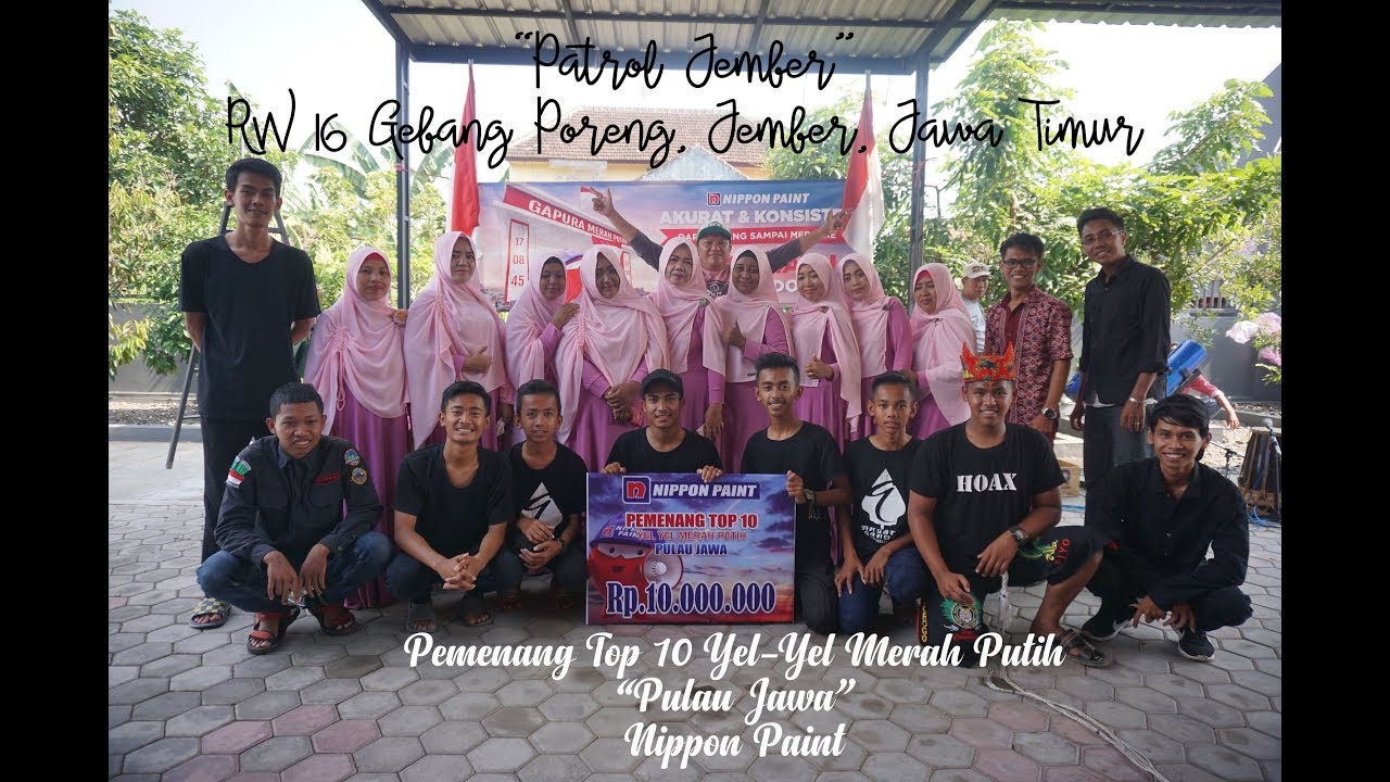 Patrol Jember Se Genteng Kampung Seni RW 16 Gebang Poreng, Jember