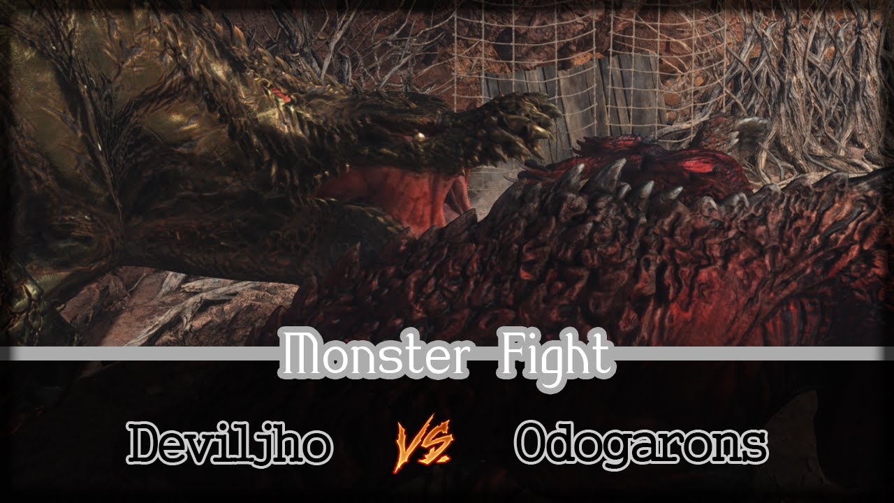 MHW : Deviljho vs Odogarons (4K) #turfwar