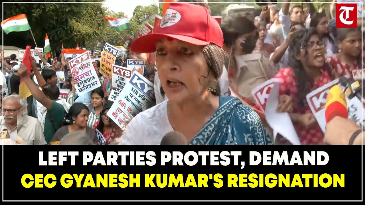 Delhi Protest: Brinda Karat, Left Parties Demand CEC Gyanesh Kumar&rsquo;s Resignation Over SIR