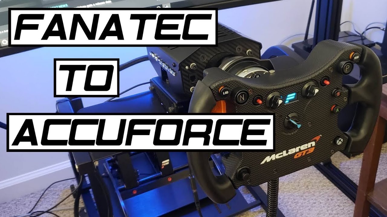 S.R.M. Fanatec To Accuforce Adapter Install & First Impressions