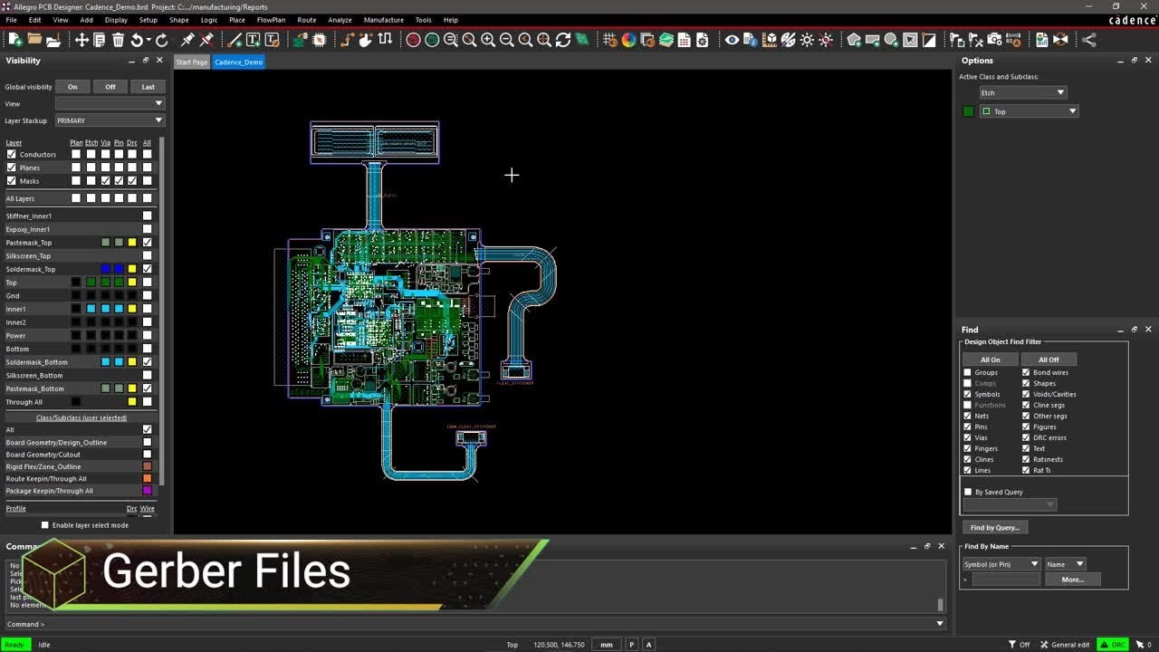 Gerber data for PCB fabrication | Allegro PCB Designer
