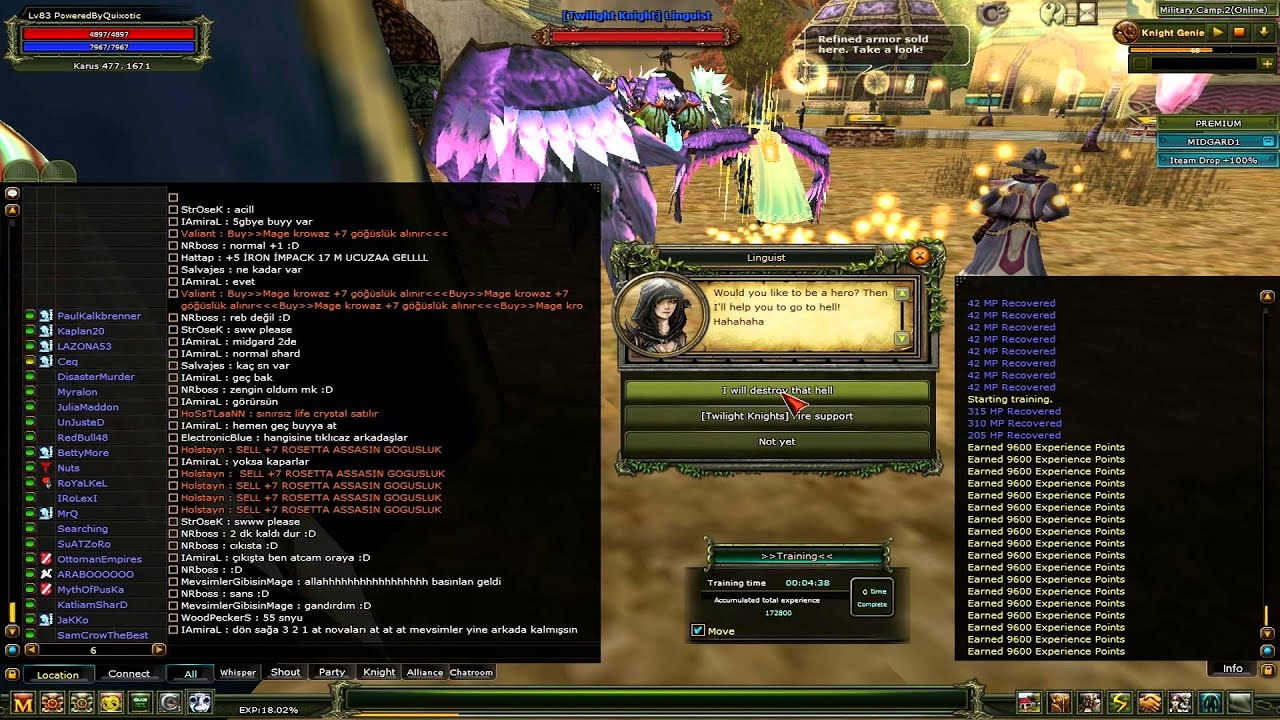 Knight Online UTC Girme Y&ouml;ntemi