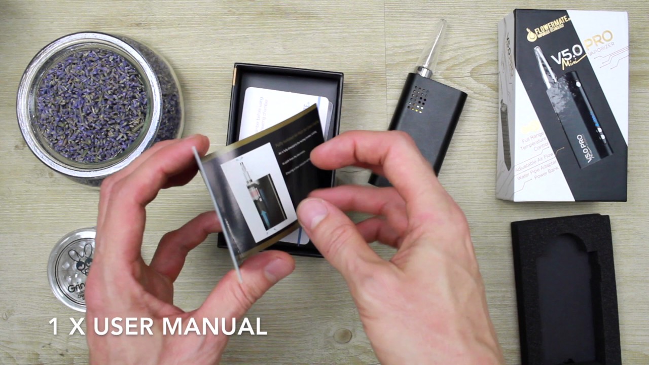 Unpacking the FLOWERMATE V5 OS Mini Pro Portable Vaporizer