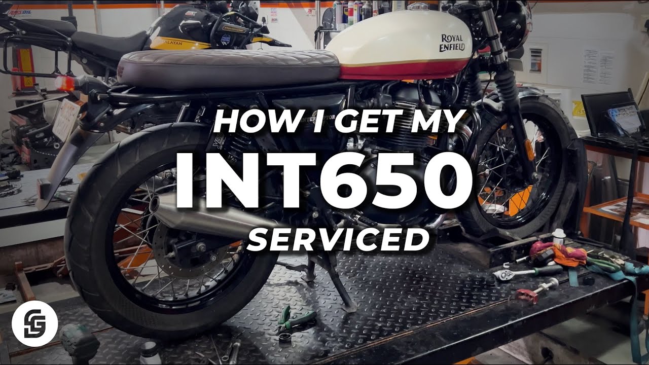 Ежегодное обслуживание INTERCEPTOR 650 | пошаговый процесс