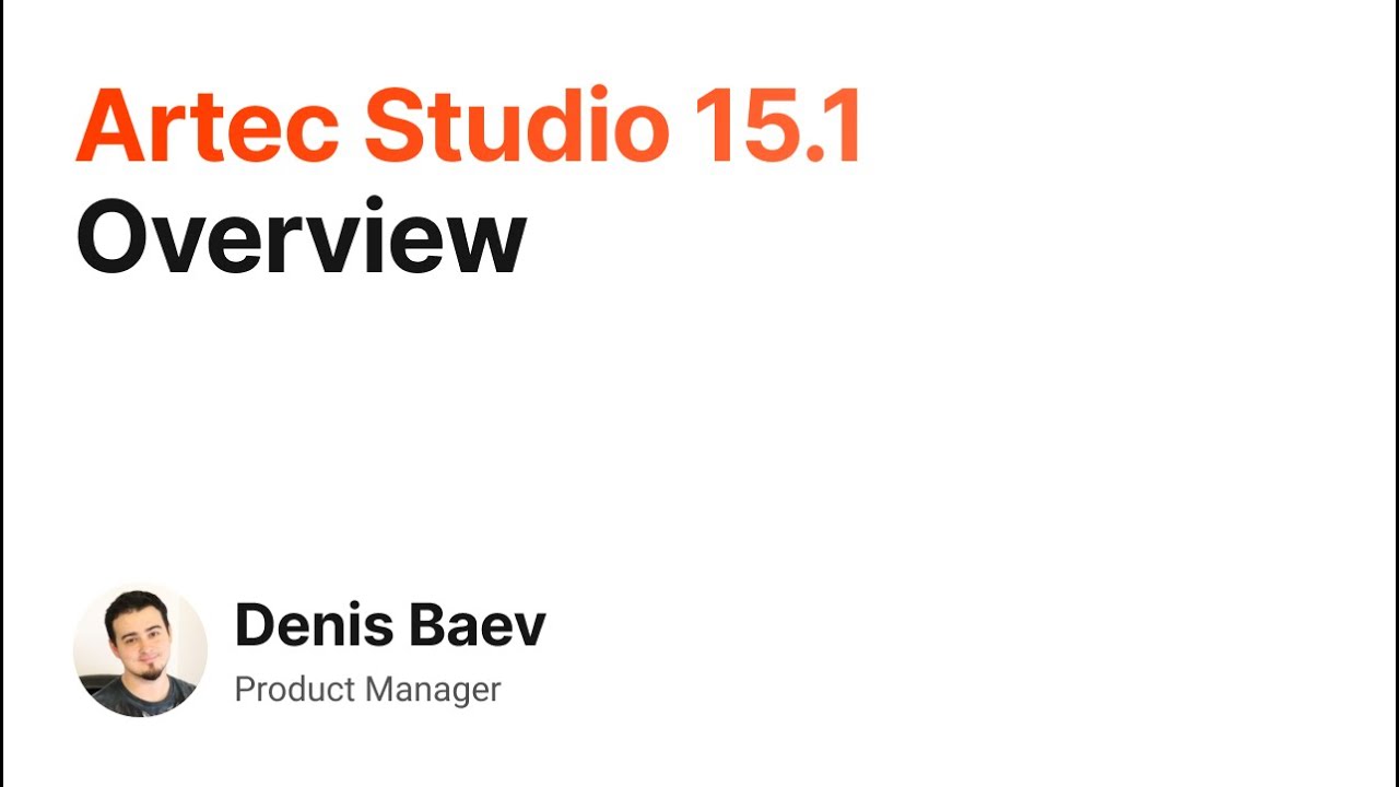 A crash course in brand new Artec Studio 15