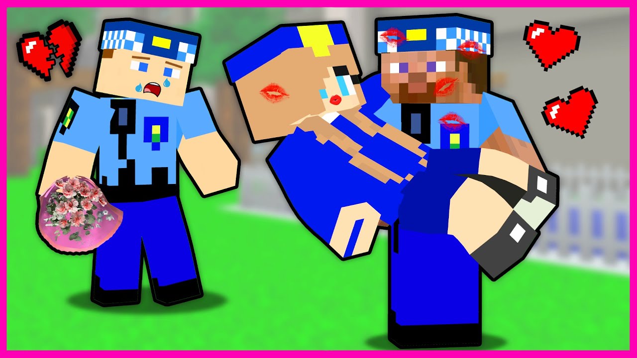 KEREM KOMİSER ASLI POLİSİ ALİ KOMİSER İLE ÖPÜŞÜRKEN YAKALADI! 😱 - Minecraft ZENGİN FAKİR HAYATI