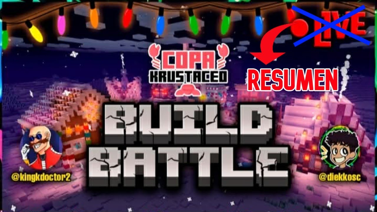 COPA KRUSTACEO 🦀 Evento Navideño MINECRAFT @diekkosc #gaming