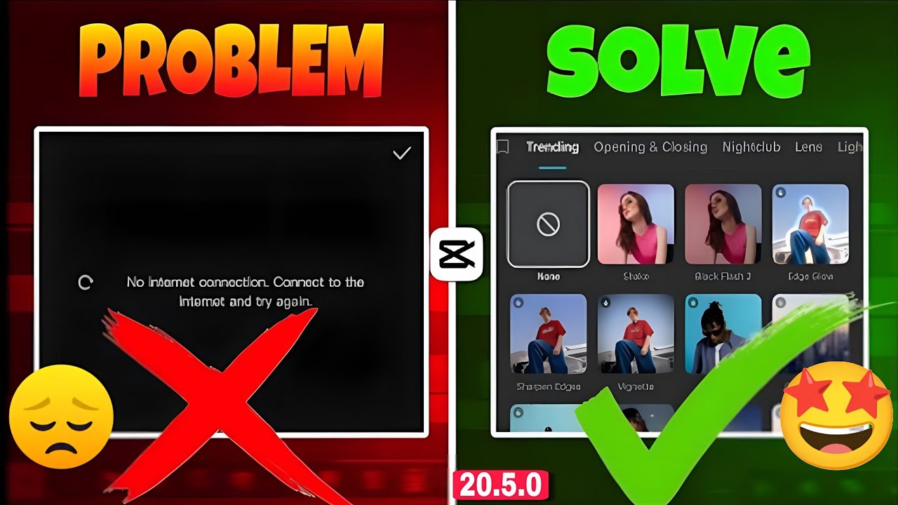 🌟Capcut No Internet Connection Problem Solve | CapCut Offline Fix | CapCut Network Error Solved YFYT