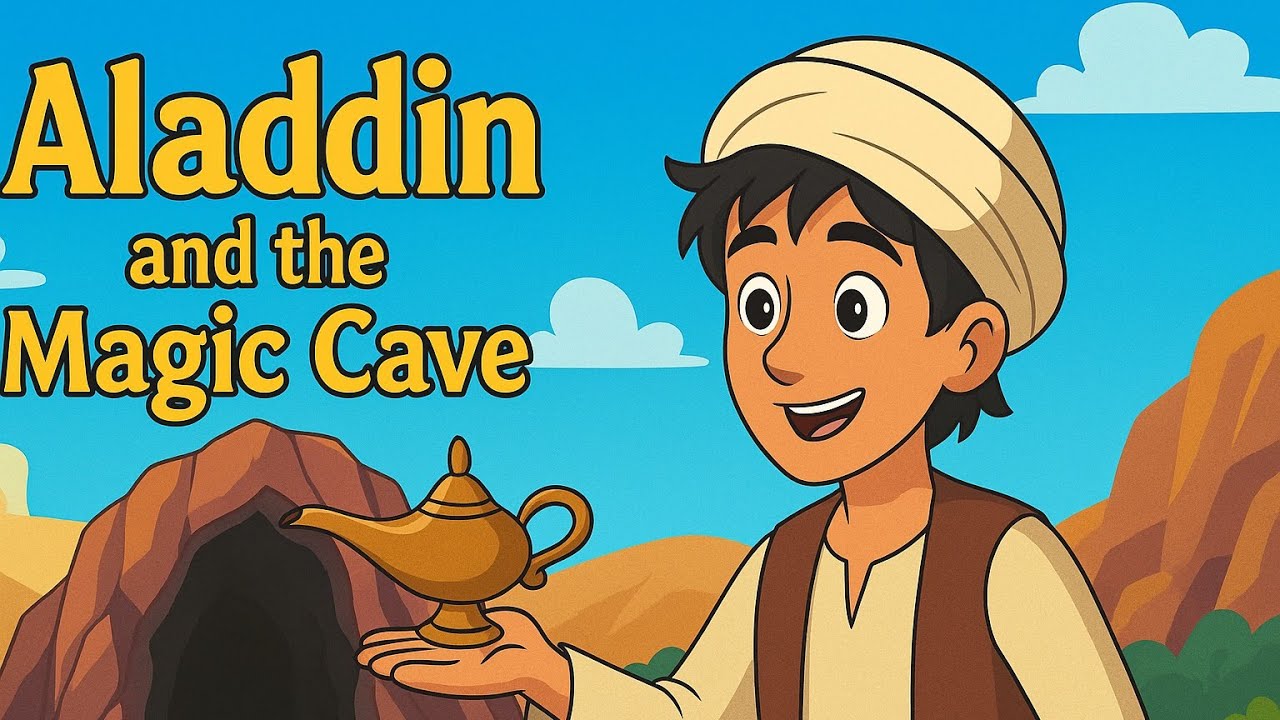Aladdin and the Magic Cave - Part 1🌟 | Animated Story for Kids