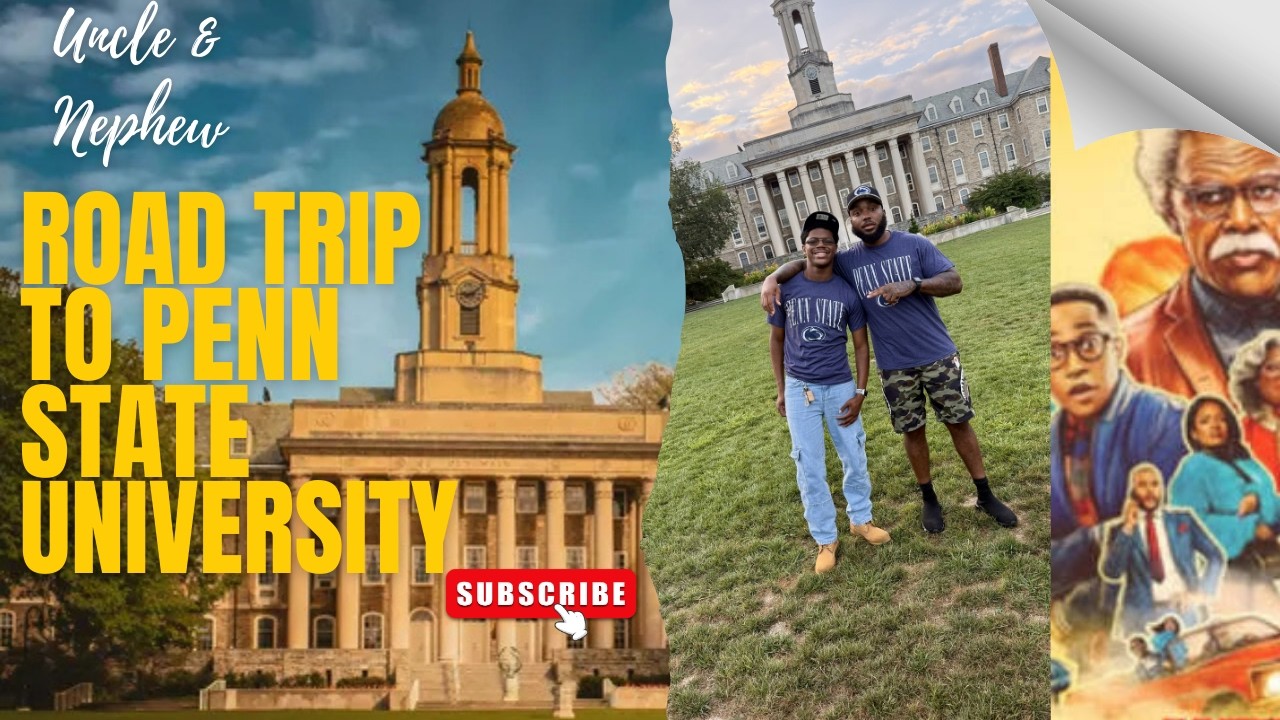 Roadtrip Gone Wrong? DROPPING MY NEPHEW OFF TO PENN STATE, + NYC FOOD STOP!