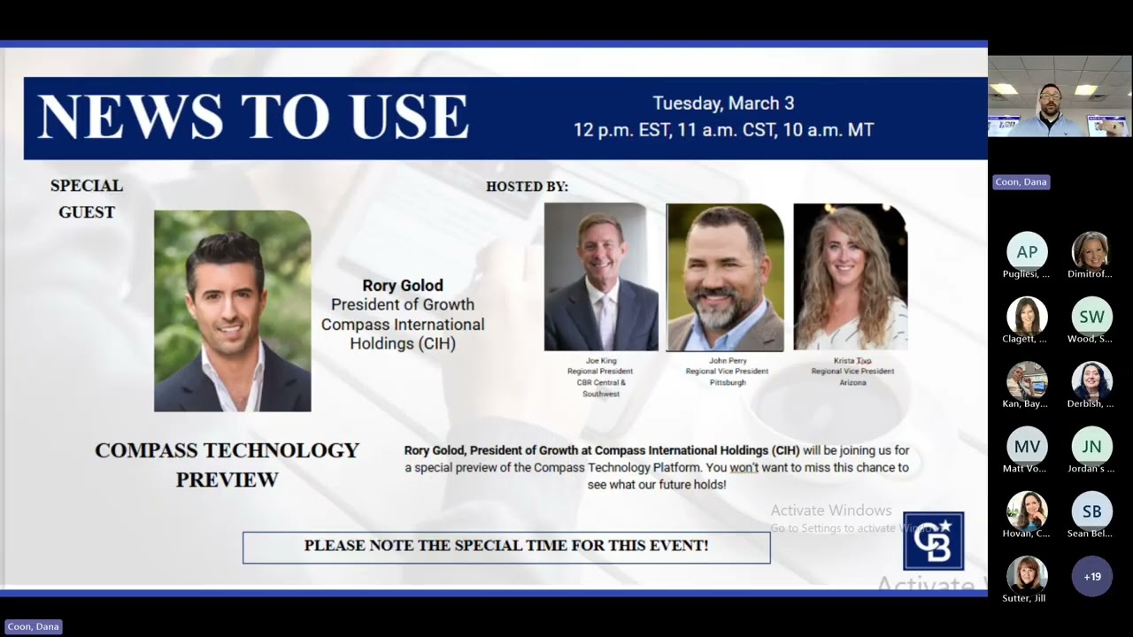 NH Sales Meeting w/ Guest Speakers Bella's Army & Pitell Home Builders