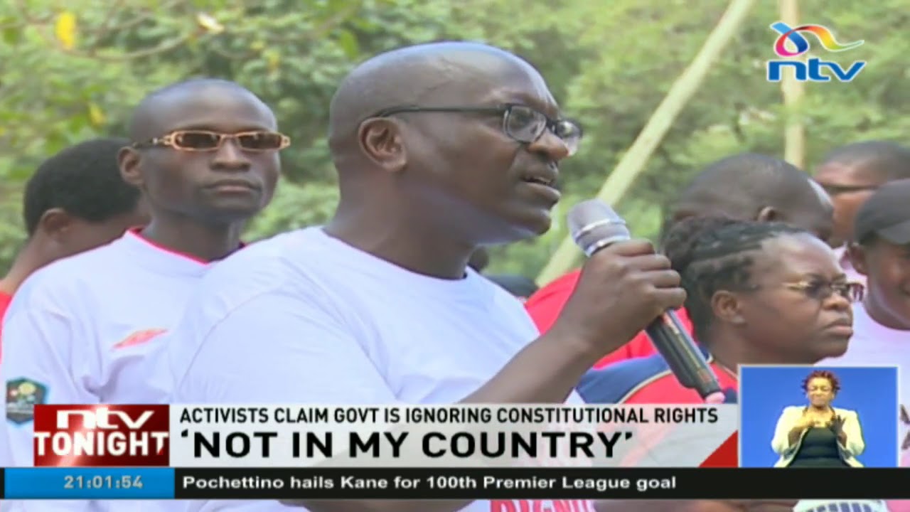 Activists march to protest government's abuse of power