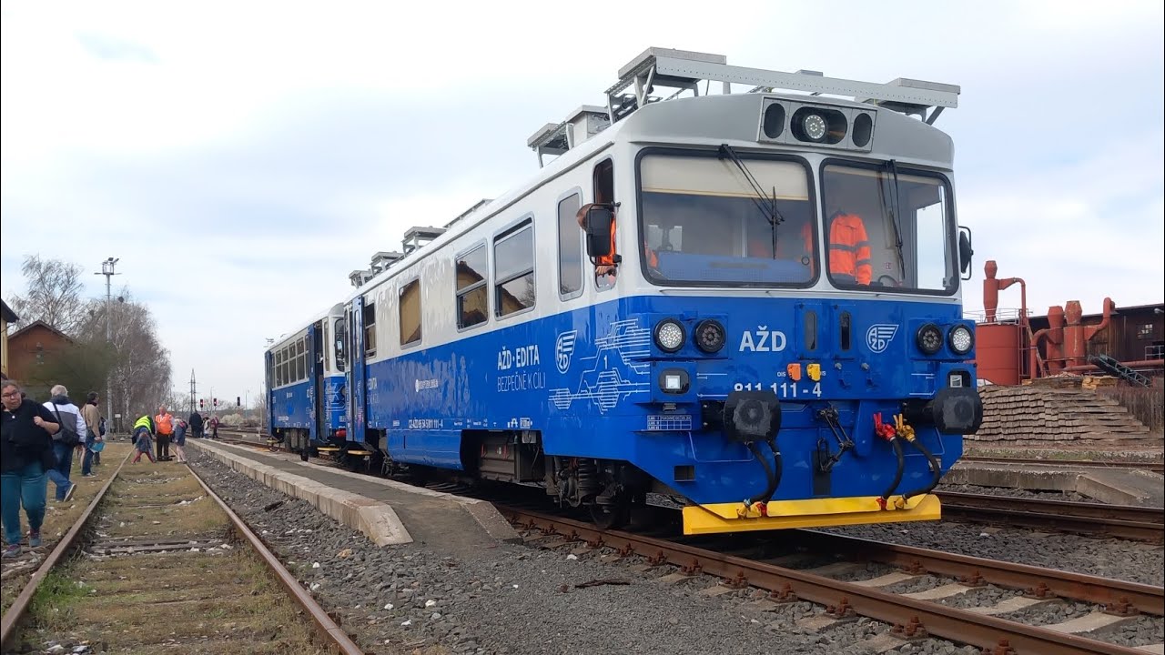 První jízdy autonomního vlaku na Trati Kopidlno - Dolní Bousov (5.4.2025)